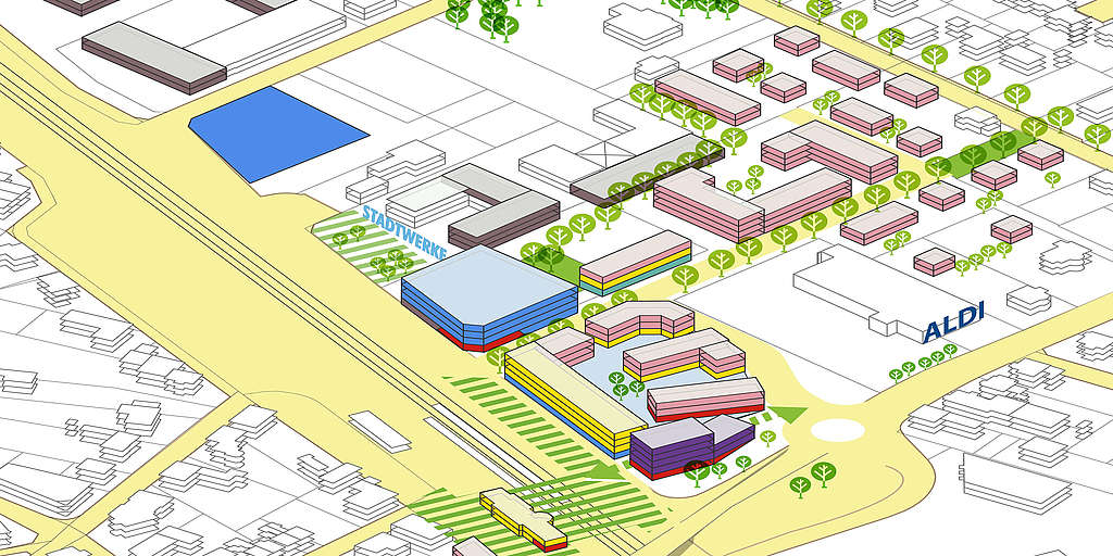 Stadtplan Achim